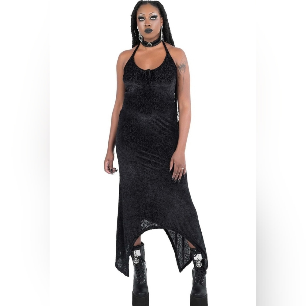 NWT KILLSTAR STARRY EYED VELVET MAXI DRESS